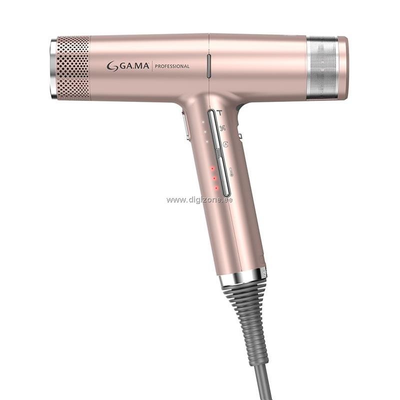 Gama föön IQ2 Hair Dryer, roosa kuld