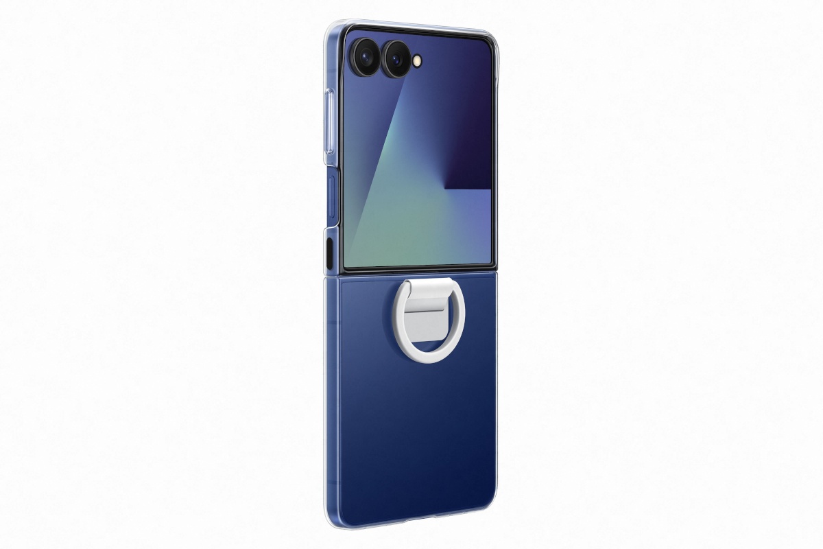 Samsung kaitsekest Galaxy Flip7 Clear with Ring Transparent