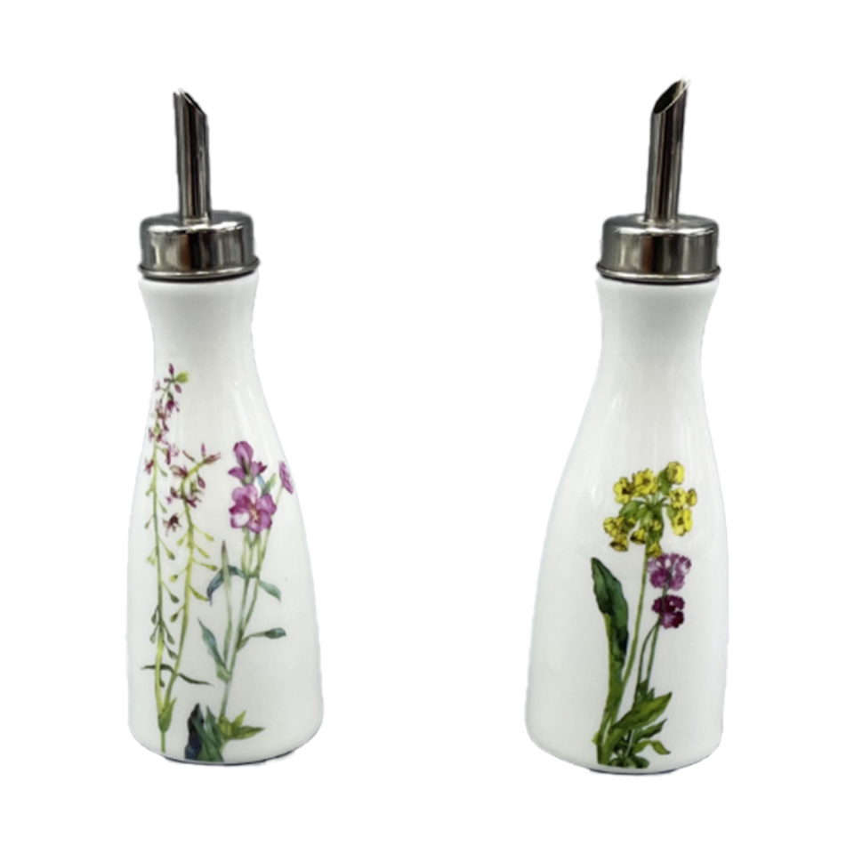 H4Y õli-/ äädikapudel Lilian, 9cm, valge