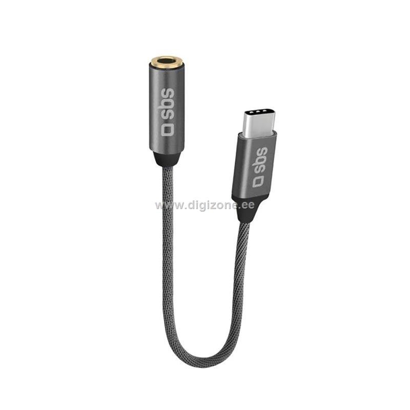 SBS adapter USB-C - 3,5mm Jack, tumehall