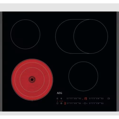 AEG pliidiplaat ORO64A07FB 4 x Hilight, 60cm, must, faasitud serv
