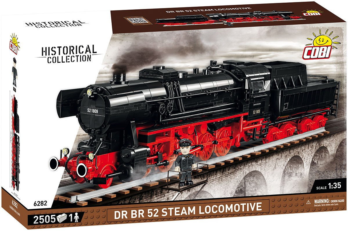 Cobi klotsid DR BR 52 Steam Locomotive