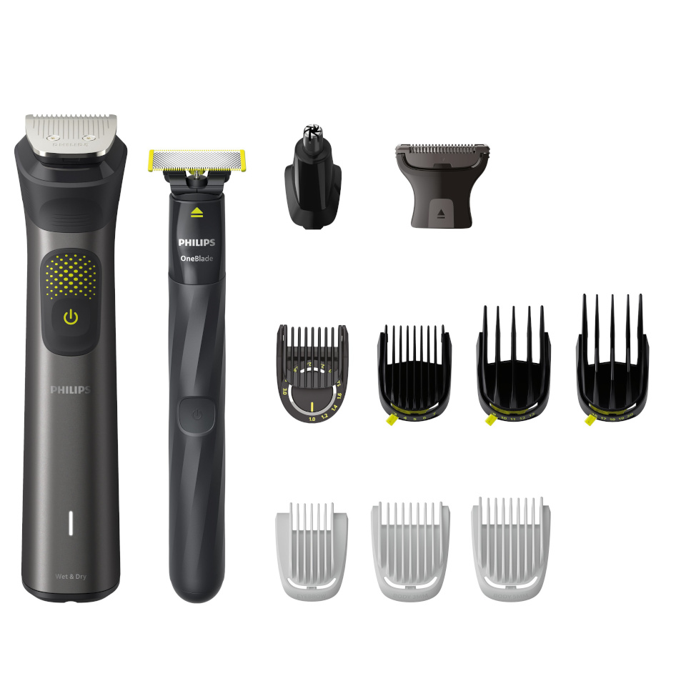 Philips habemepiiraja MG9530/15 Series 9000 All-in-One Multigroom, tumehall