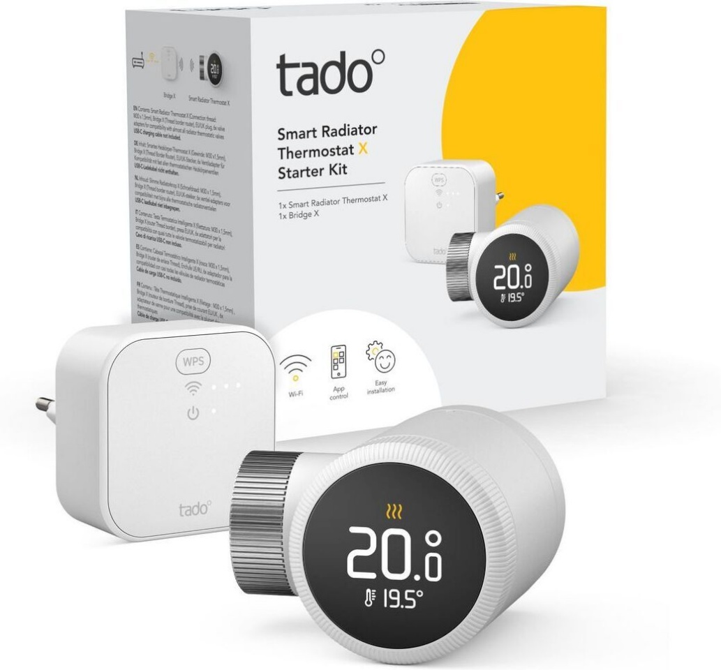 Tado Smart Radiator Thermostat X nutika termostaadi stardikomplekt