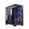 MODECOM korpus PC CASE STELLAR 8F ARGB 10 BLAC