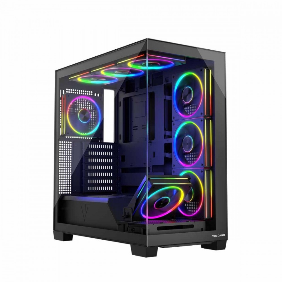 MODECOM korpus PC CASE STELLAR 8F ARGB 10 BLAC