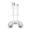 SBS laadimiskaabel Charging Data Cable, USB-A - USB-C, valge