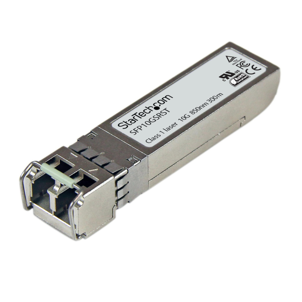 StarTech STARTECH.COM FET-10G-ST Transceiver Modul SFP+ Module 10GBase-SR Cisco kompatibel Glasfaser 850nm LC Multimode mit DDM