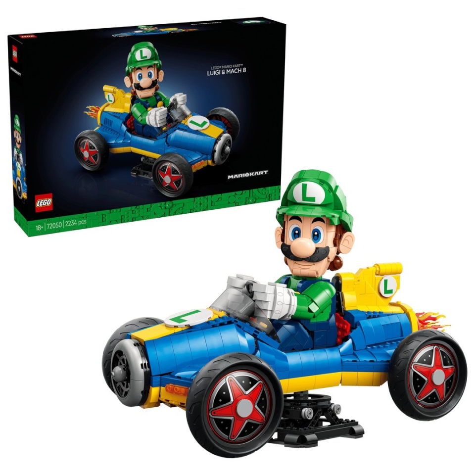 Lego klotsid SUPER MARIO 72050 Mario Kart - Luigi and Mach 8