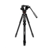 Manfrotto videostatiivi alumiiniumkomplekt koos Fluid Videohead 502X-ga