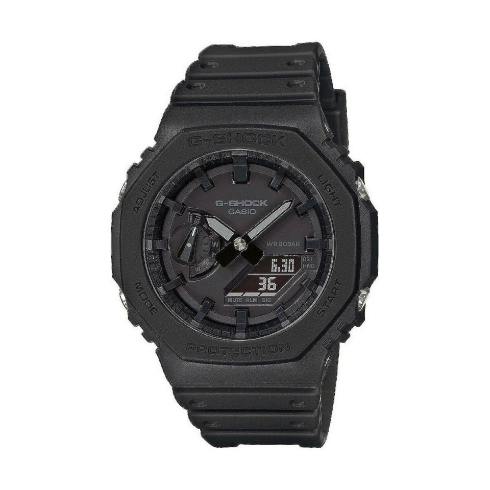 Casio G-Shock meeste kell OAK - ALL BLACK must (Ø 45 mm)