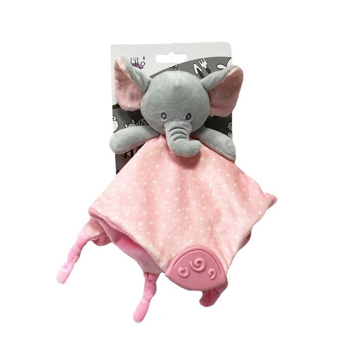 Tulilo Cuddly toy Milus roosa elephant 25x25 cm