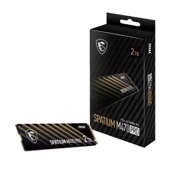 MSI kõvaketas SSD Dysk SPATIUM M470 PRO 2TB M.2 PCIe4 6000/5000MB/s