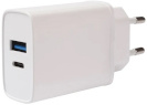 Vivanco vooluadapter USB-A/USB-C PD3 20W, valge (62401)