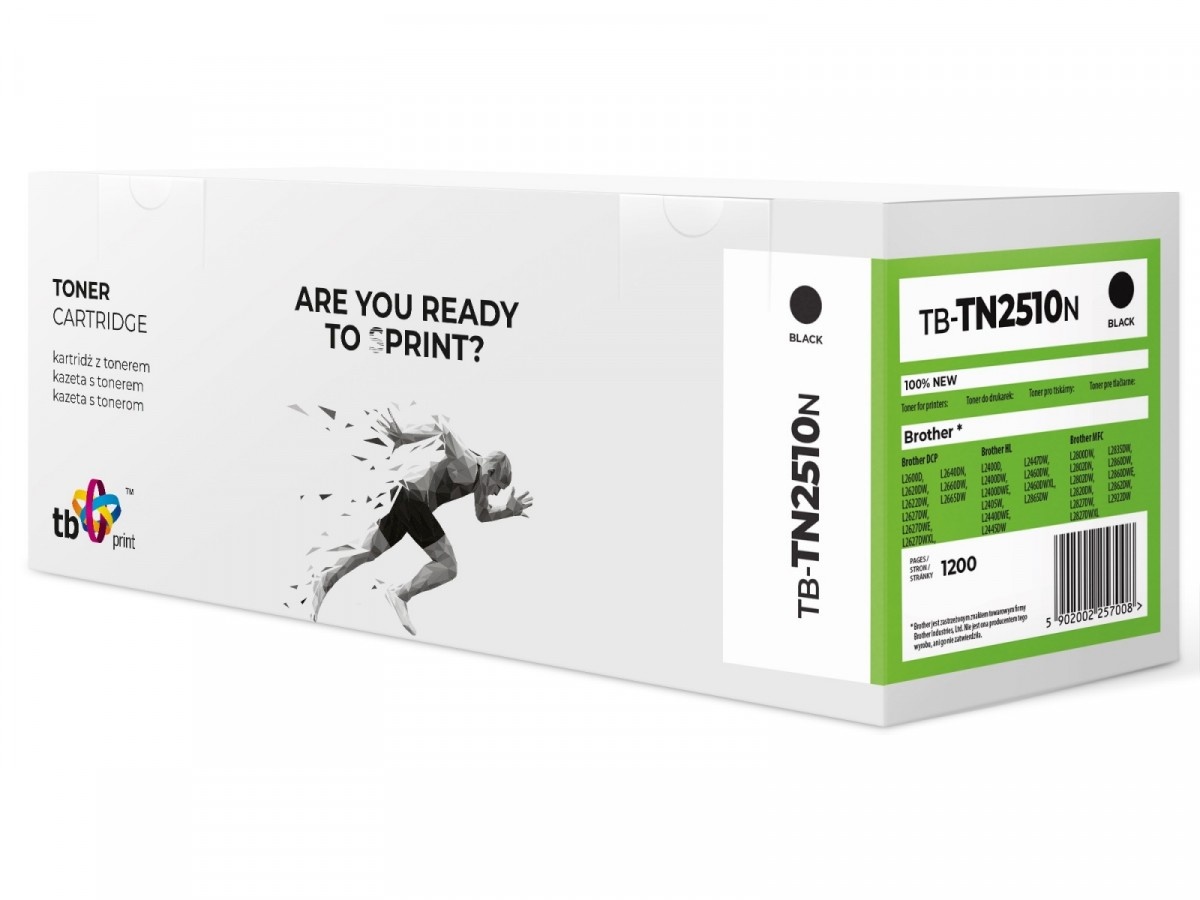 TB Print tooner for Brother TN2510 TB-TN2510N BK 100% new