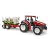 BRUDER BR-03453 Traktor with a treiner for wood
