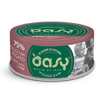 Oasy kassitoit More Love Chicken with Liver, 70g