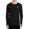 4F T-särk meestele Longsleeve M611 sügav must 4FWMM00TLONM611 20S suurus M