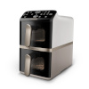 Philips kuumaõhufritüür NA462/80 Series 4000 Stacked Dual Basket Airfryer, valge/beež
