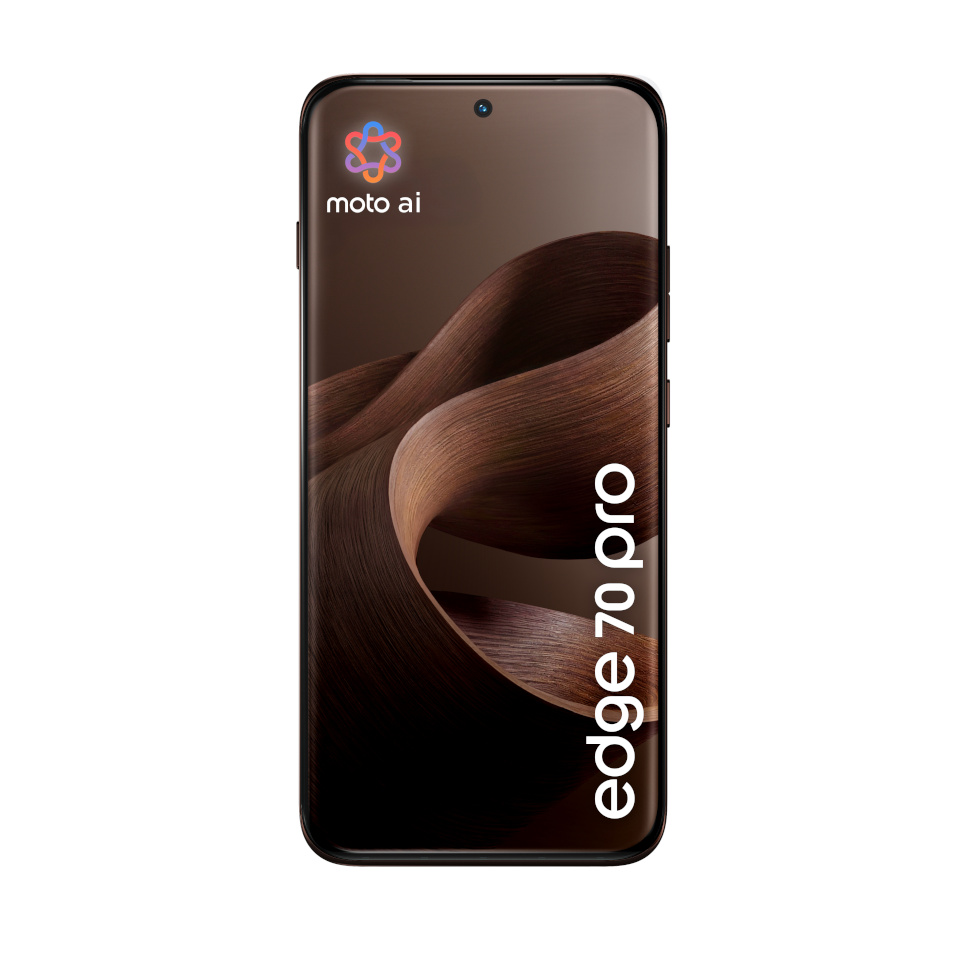 Motorola mobiiltelefon edge 70 Pro 256GB (Chicory Coffee, Android, 8 GB)