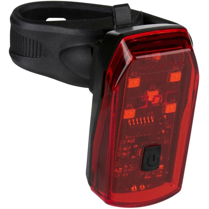 Dunlop rattatuli 5 LED Rear Bicycle Light Stop Function Certificate