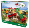 BRIO mänguauto World Großes Bahn Bauernhof-Set