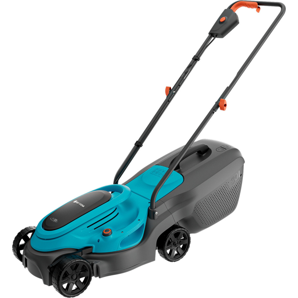 Gardena muruniiduk akutoitega EasyMax 32/18V P4A solo Cordless Lawnmower, 18V, türkiissinine/hall