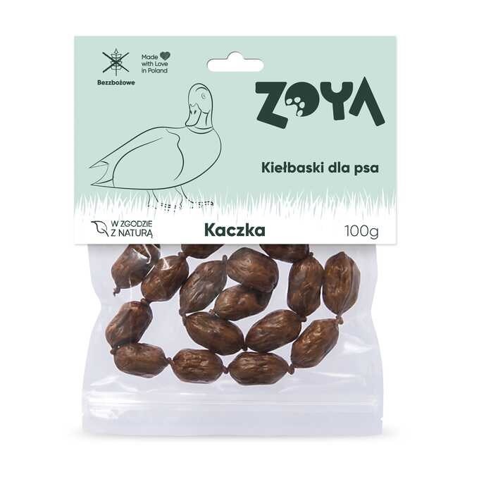 Zoya maius koerale Duck Sausages, 100g