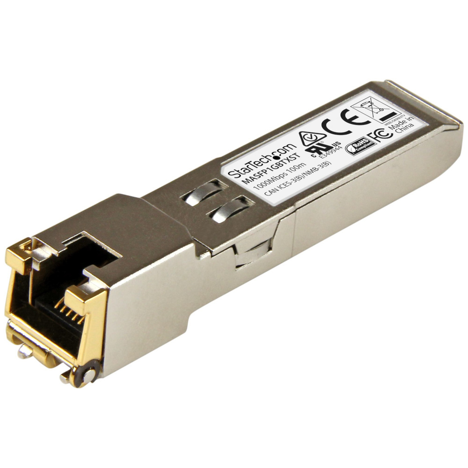 StarTech STARTECH.COM Cisco Meraki MA-SFP-1GB-TX kompatibel SFP - Gigabit RJ45 Kupfer 1000Base-T SFP Transceiver Modul - 100m