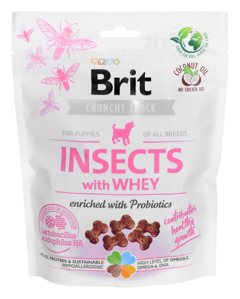 Brit maius koerale Care Dog Insects & Whey, 200g