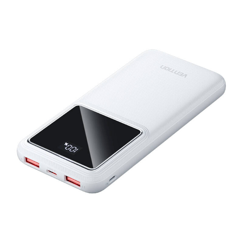 Vention akupank Powerbank, , FHKW0,10000mAh, Micro-USB, USB-C, 2xUSB-A, 22.5W (valge)