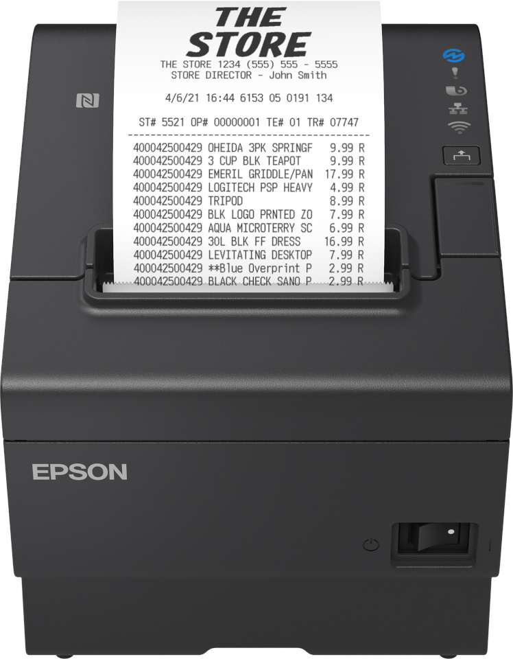 Epson etiketiprinter TM-T88VII (132) Powered USB must PS