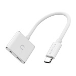 Cygnett adapter audio USB-C to mini jack 3.5mm i USB-C Cygnett Essential (valge)