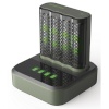 GP Batteries laadija ReCyko M452 4-fach LCD-Modell Docking St. + 4x AA NiMh 2600mAh