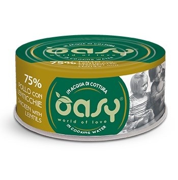 Oasy kassitoit More Love Chicken with Lentils, 70g