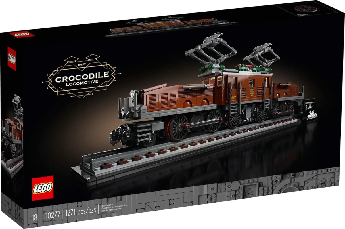Lego klotsid ICONS 10277 Crocodile Locomotive