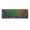 Royal Kludge klaviatuur Mechanical keyboard RK61 RGB, pruun switch (must)