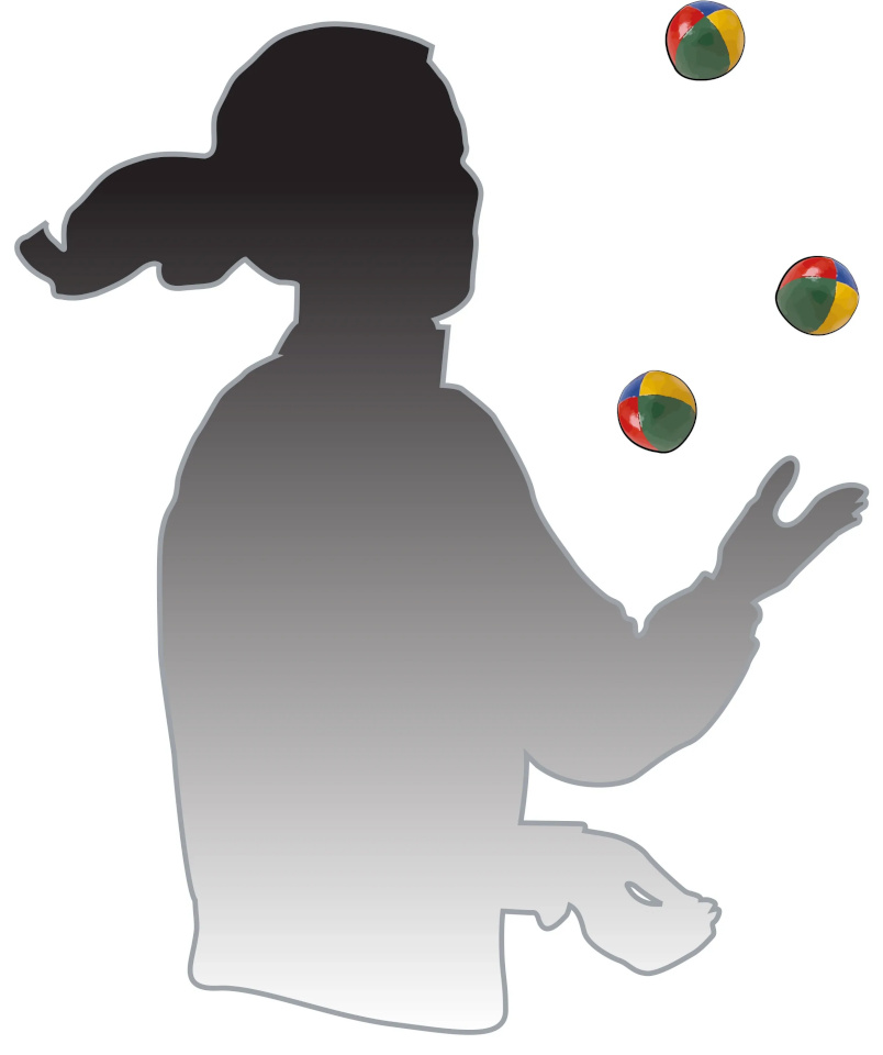 Tremblay Žongleerimispallid 3tk diameeter 6,5cm, kaal 105 grammi