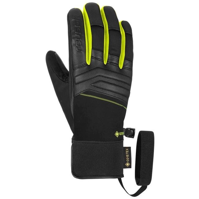 Reusch suusakindad JUPITER GORE-TEX GLOVES SIZE 9 must AND kollane