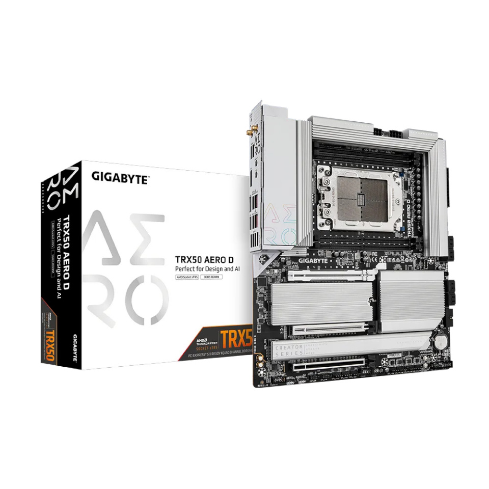 Gigabyte emaplaat TRX50 AERO D (TR5,TR5,E-ATX,DDR5)
