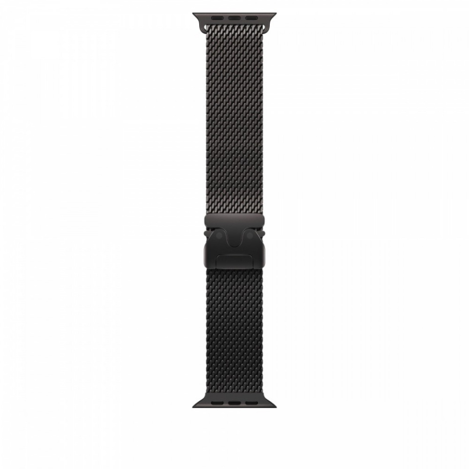 Apple kellarihm Watch Black Titanium Milanese Loop 49 mm - S