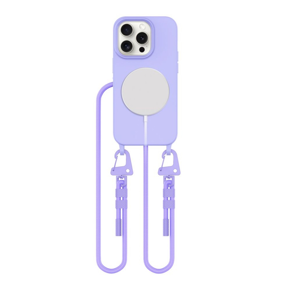 Tech-Protect MAGNECKLACE MagSafe iPhone 15 Pro LAVENDER