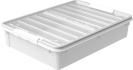 Orthex voodialune kast SmartStore Underbed Storage Box, 60L, valge/läbipaistev