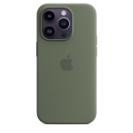 Apple kaitsekest iPhone 14 Pro Silicone Case with MagSafe - Olive