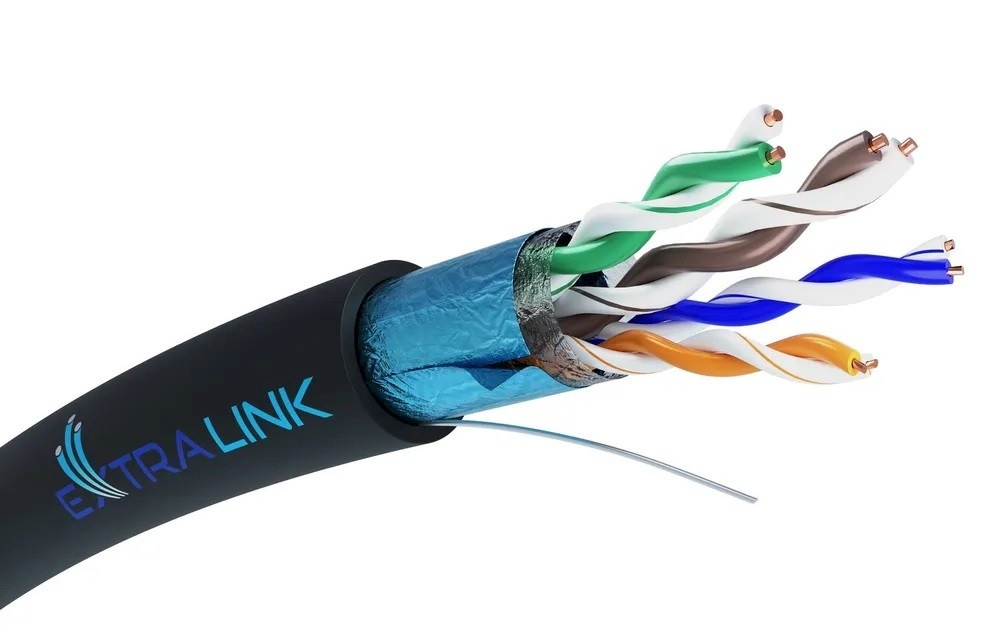 Extralink võrgukaabel Network cable CAT5E FTP external 305m