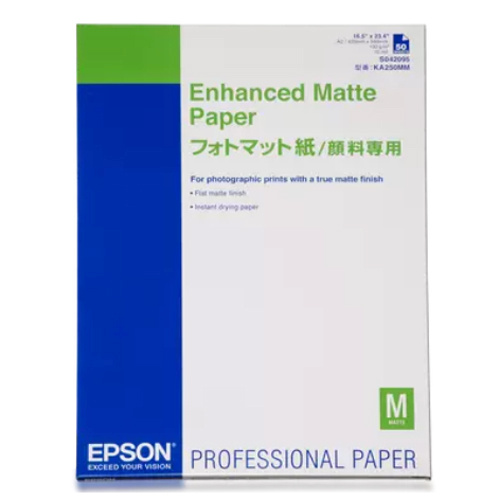 Epson fotopaber Enhanced Matte Papier DIN A2 50lk, 192g/m2
