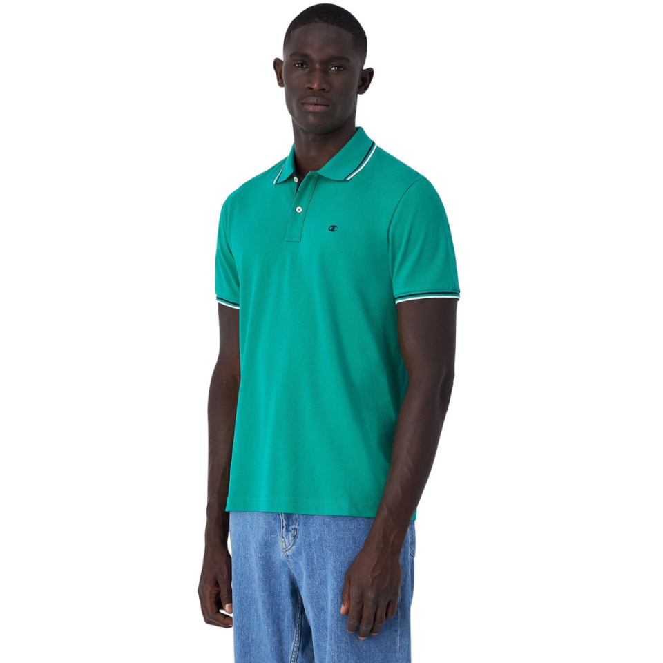 Champion T-särk meestele Polo roheline 220897 GS130 suurus XXL