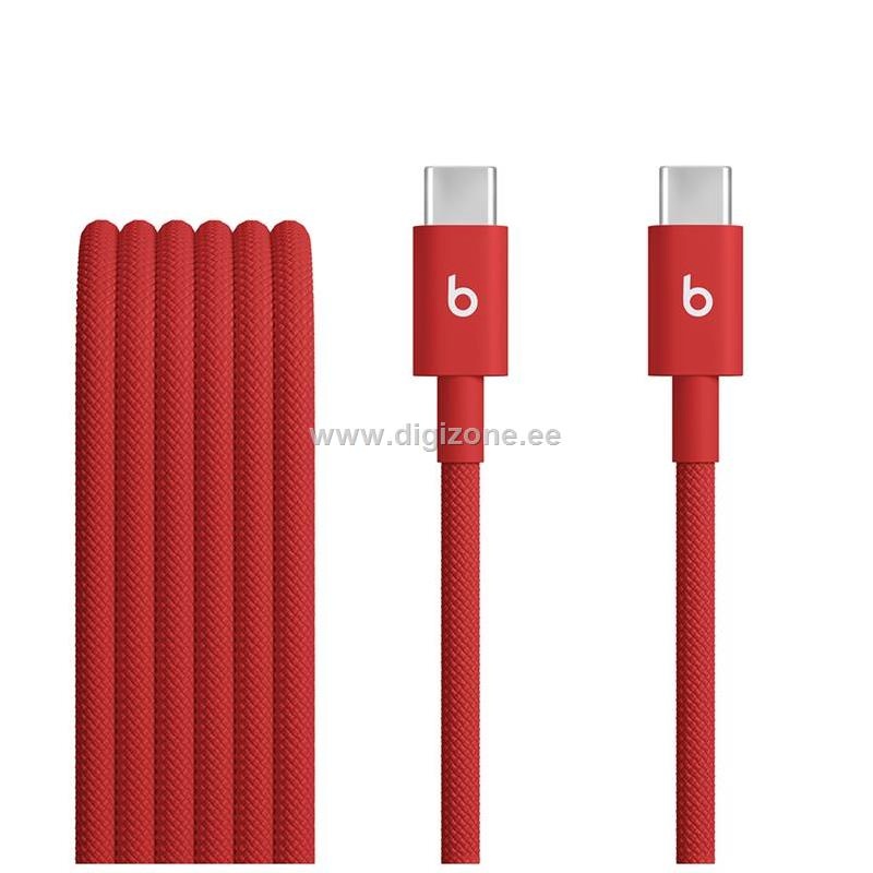 Beats laadimiskaabel USB-C Woven Cable, 1,5m, punane 