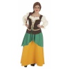 Maskeraadi kostüüm täiskasvanutele M/L Daam Põllumees (3 Tükid, osad)