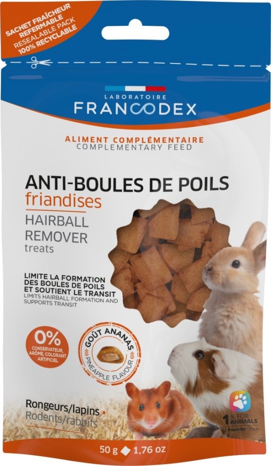 Francodex toit närilistele Anti-Hooking Treats, 50g